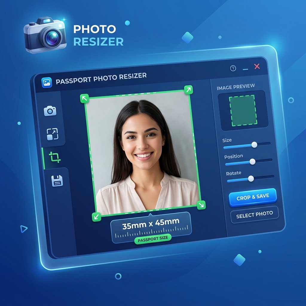 Passport Photo Ko Perfect 3.5cm x 4.5cm Size Me Kaise Layein?